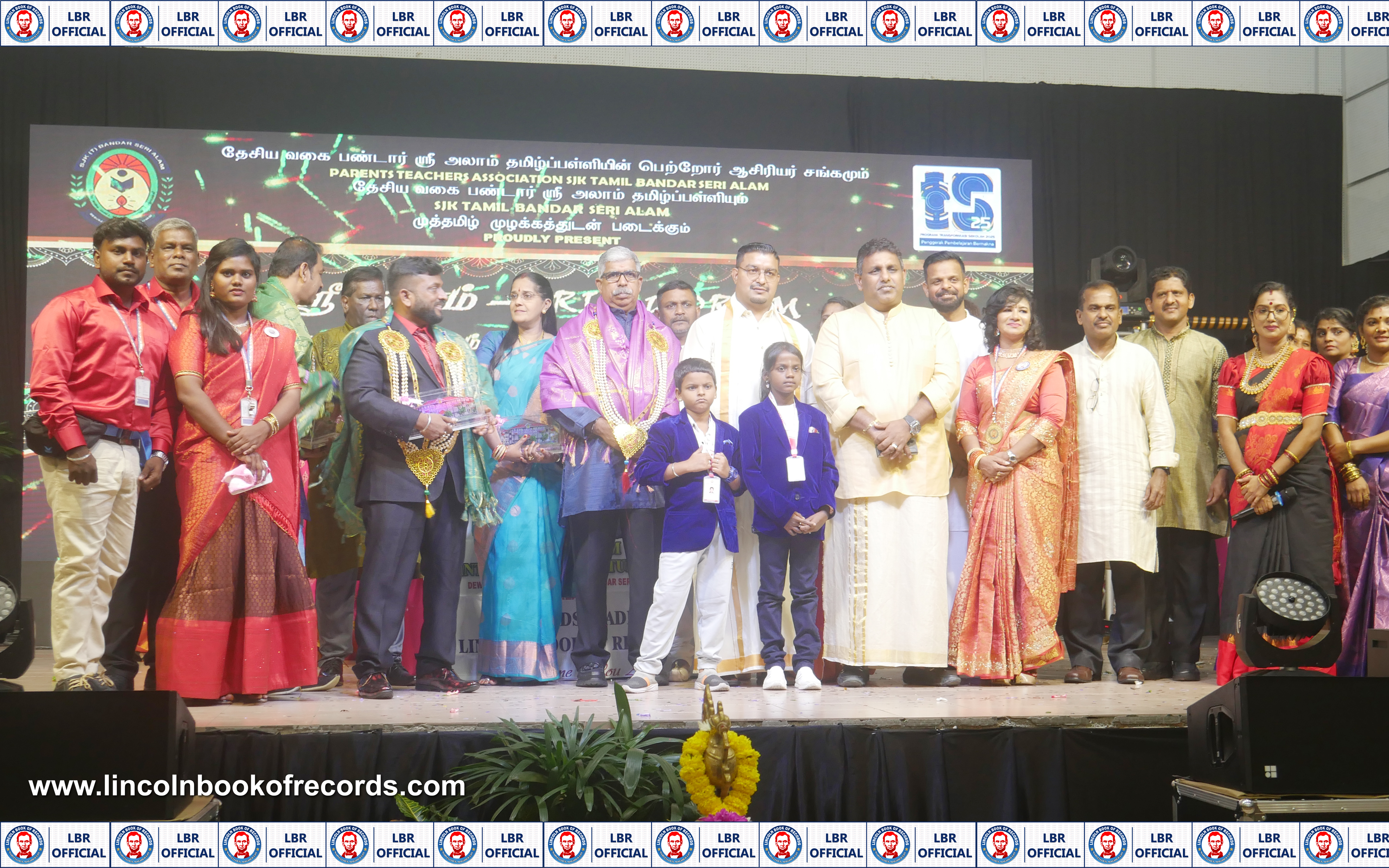 World Record by organising 500+ multi-racial people across 5 different  nations to perform multiple Tamil cultural Dance performances in the  name,"Sri Rudram International Cultural fest " at one place